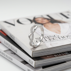 Side profile showcasing the multi-dimensional fluid helix curves of an architectural silver diamond infinity ring.