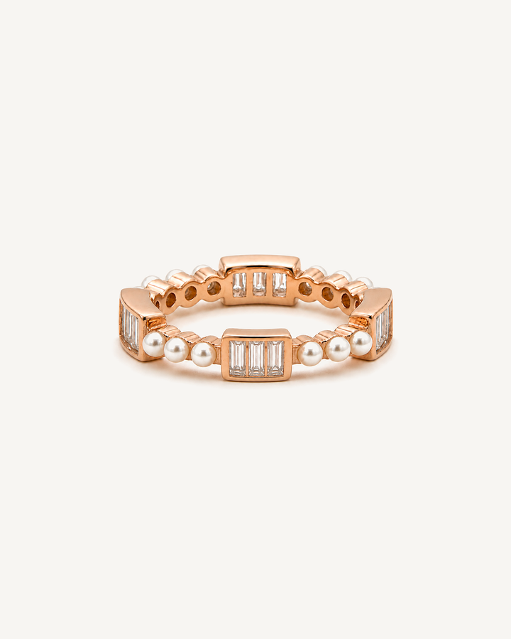 Baguette Bead Ring product image on Oyster Silk background