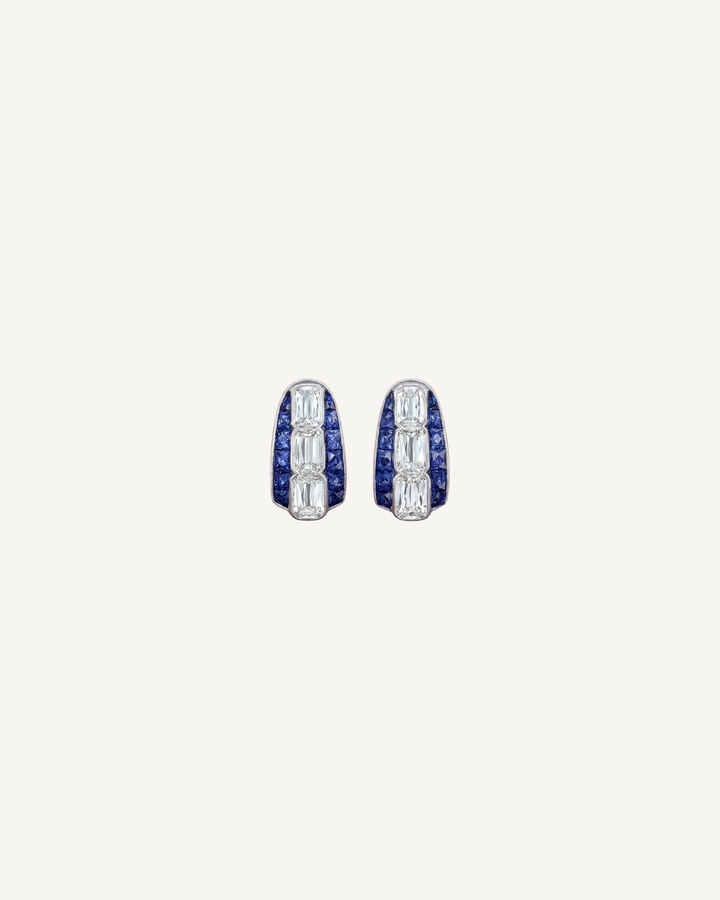 Blue Panel Hoops product image on Oyster Silk background