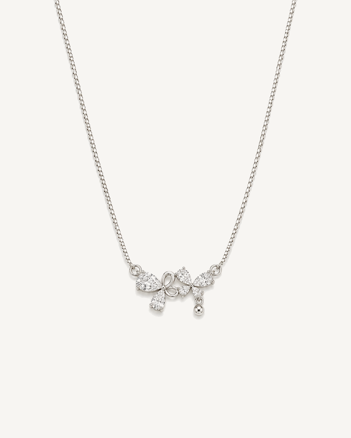 Butterfly Bond Necklace product image on Oyster Silk background