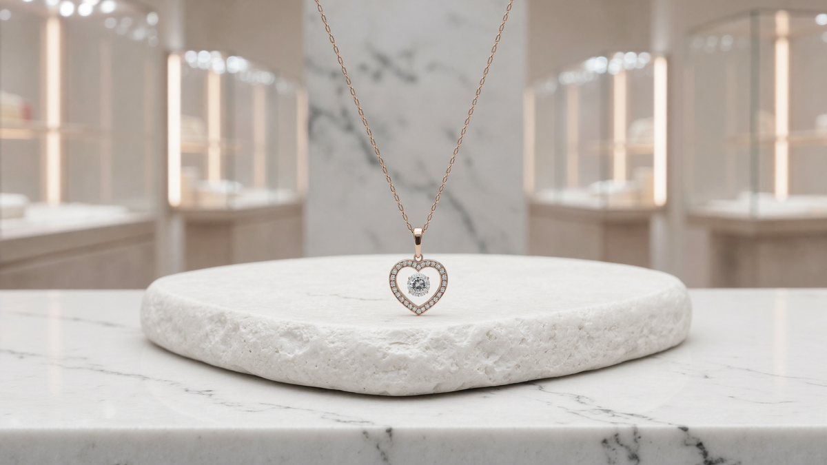 Home hero — layered rose gold necklace