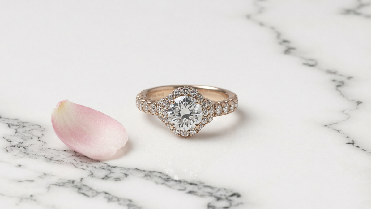 Home hero — commissioning a custom ring
