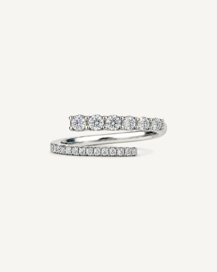 Layered Curve Ring product image on Oyster Silk background