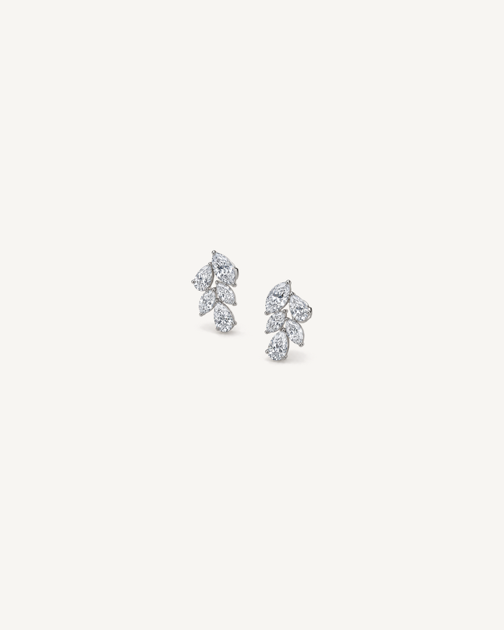 Marquise Cascade Studs product image on Oyster Silk background