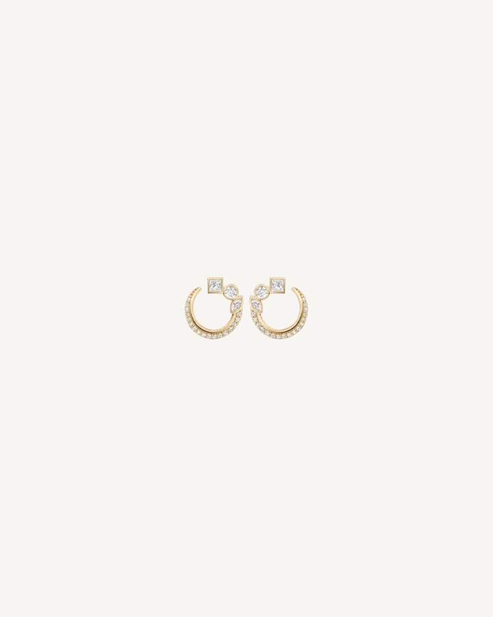Open Arc Hoops product image on Oyster Silk background