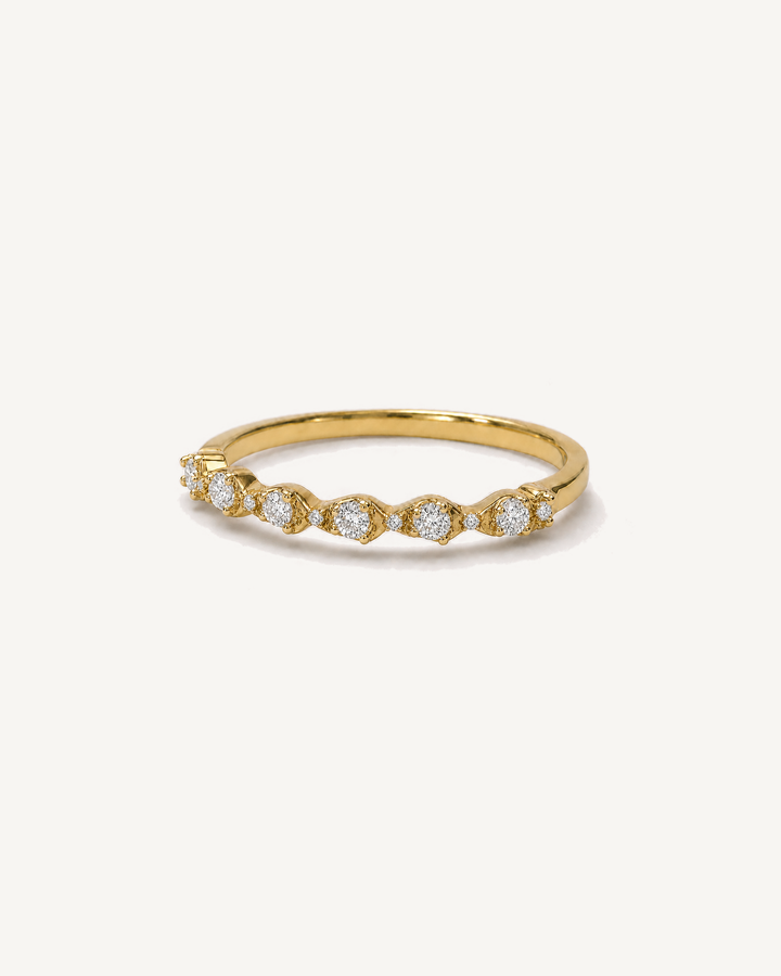 Petal Garland Ring product image on Oyster Silk background