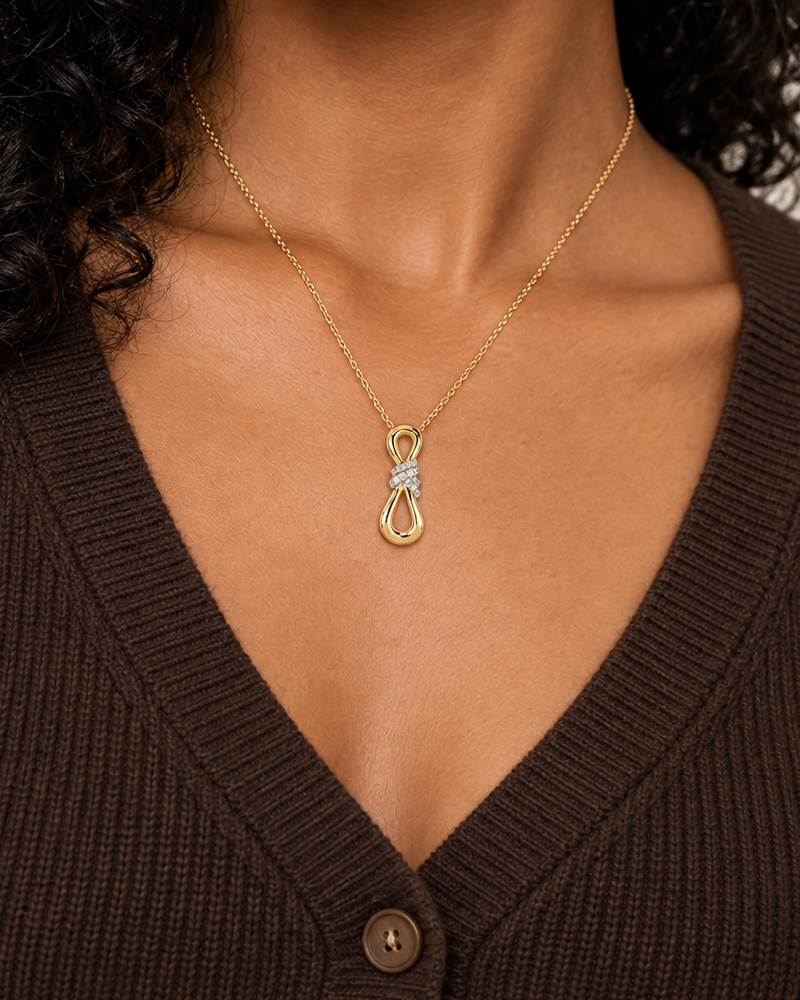 Figure-Eight Necklace — Second worn