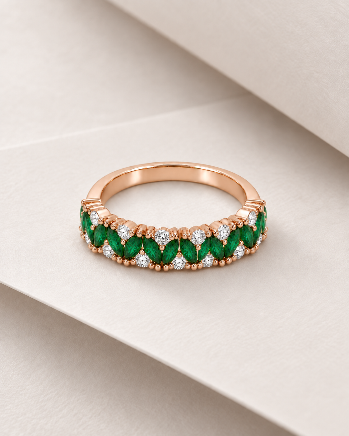 Green Marquise Ring — Design-led creative