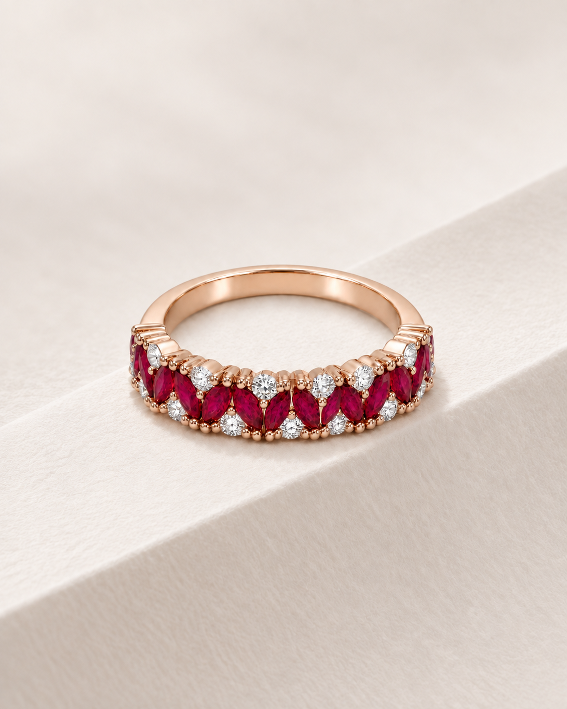Red Marquise Ring - Design-led creative