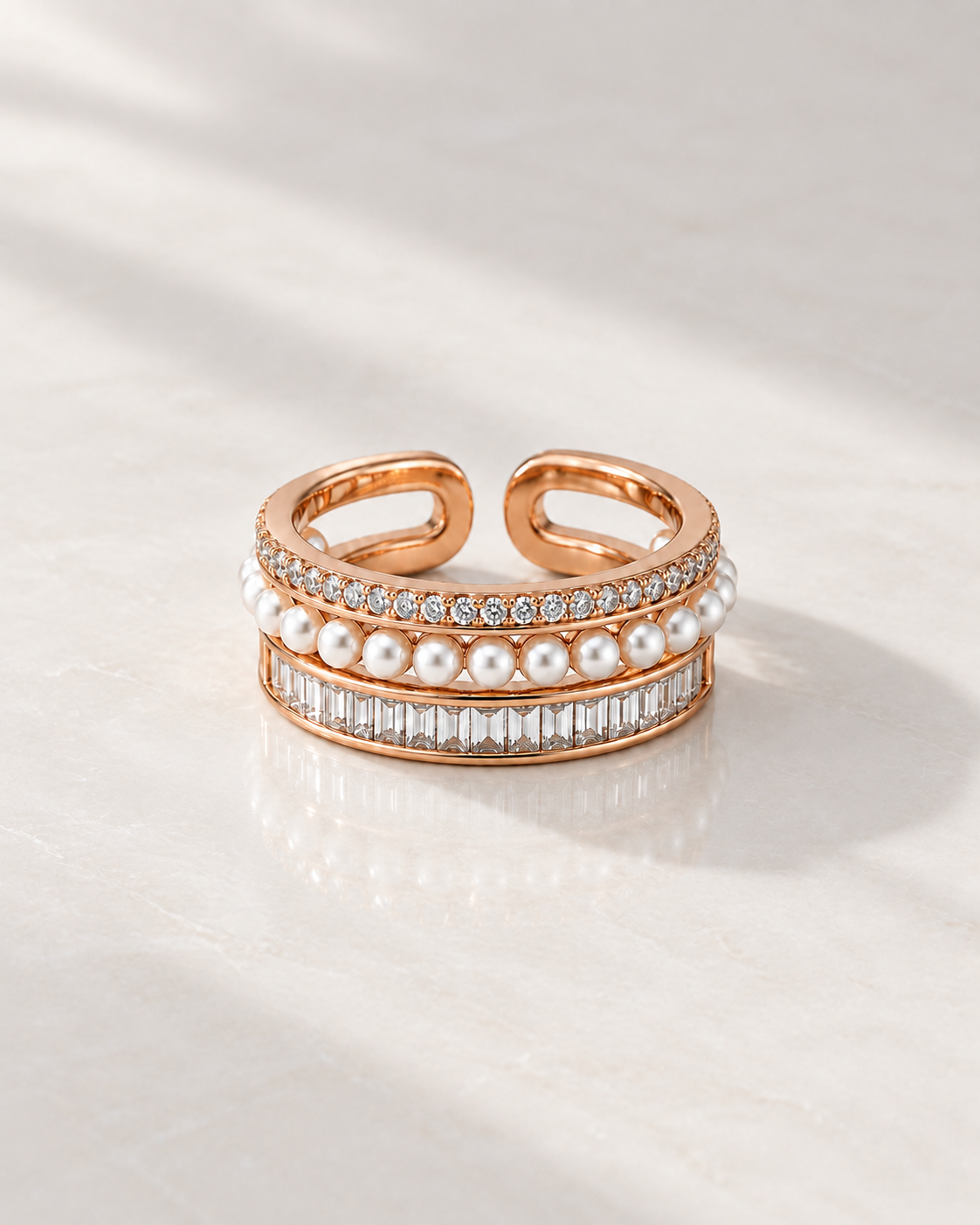 Pantheon Triple-Row Ring - Design-led creative