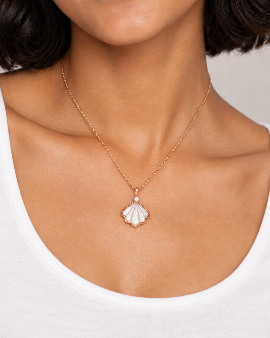 Sea Bloom Necklace - Second worn