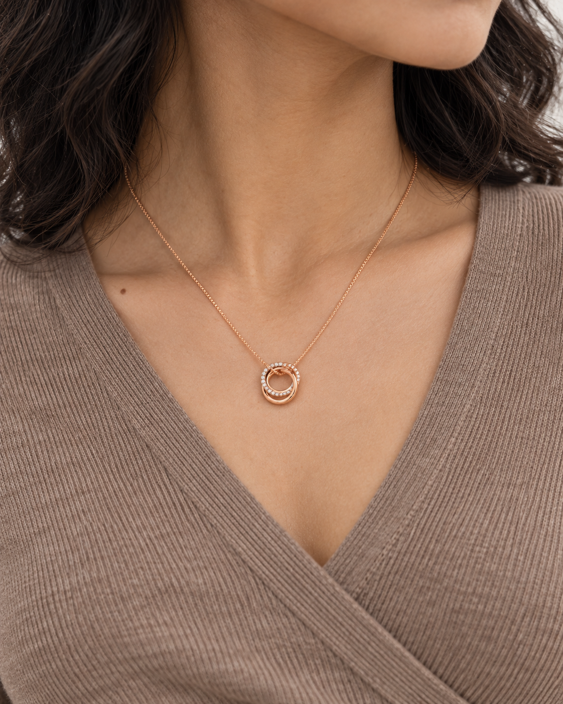 Twin Loop Necklace - Second worn