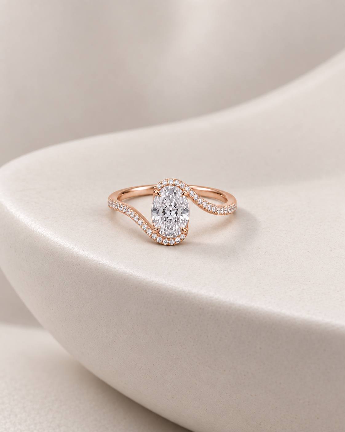 Swept Oval Ring - Design-led creative