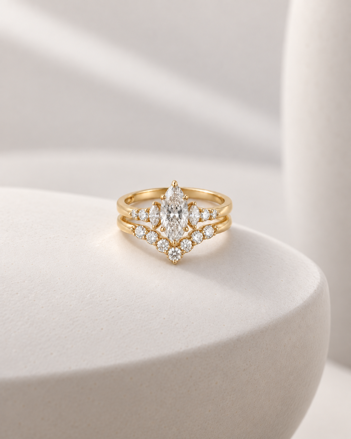Crowned Marquise Ring - Design-led creative