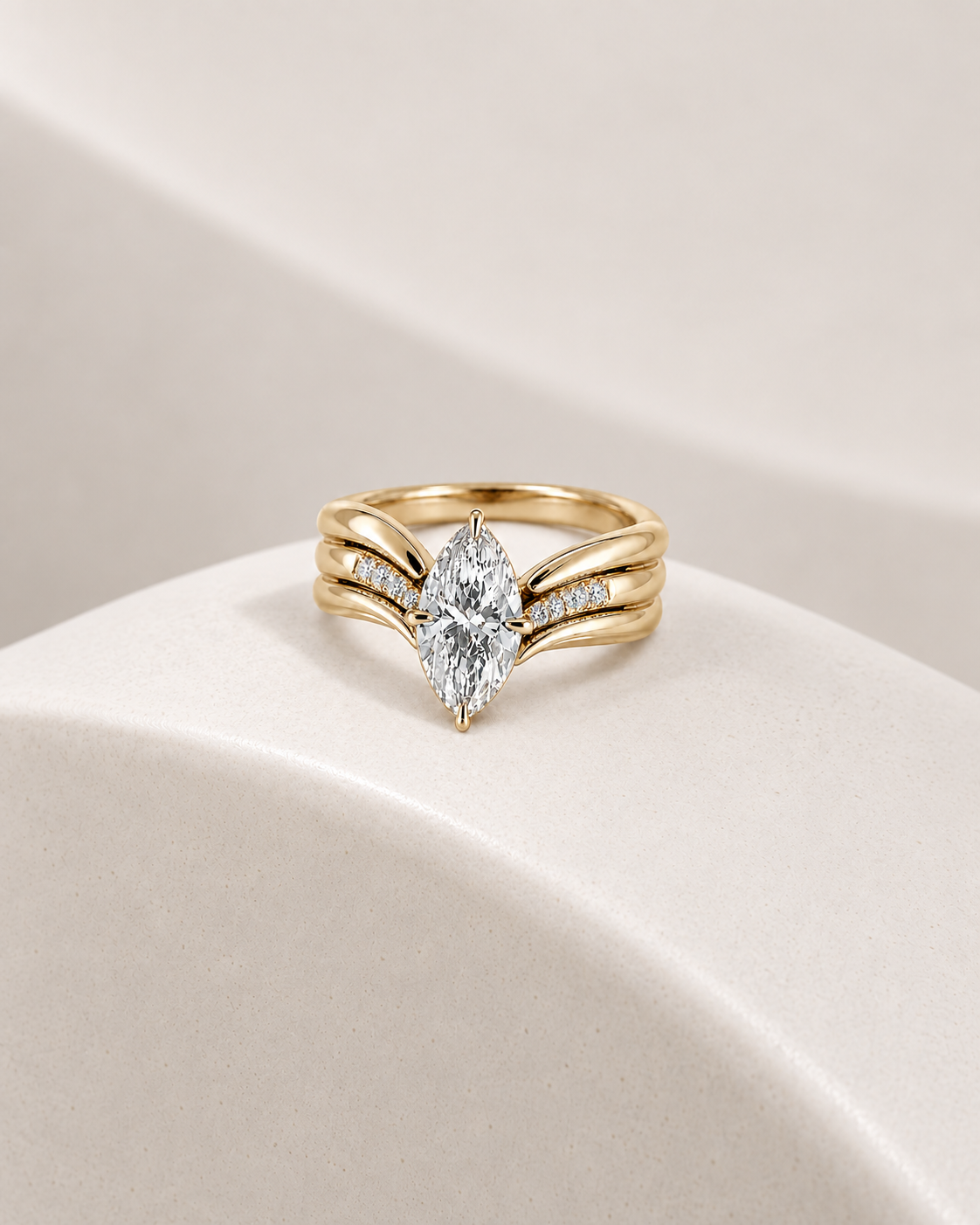 Triple Marquise Ring - Design-led creative