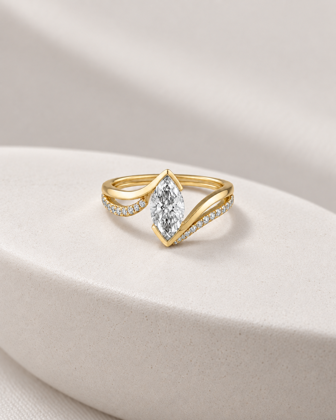 Angular Marquise Ring — Design-led creative