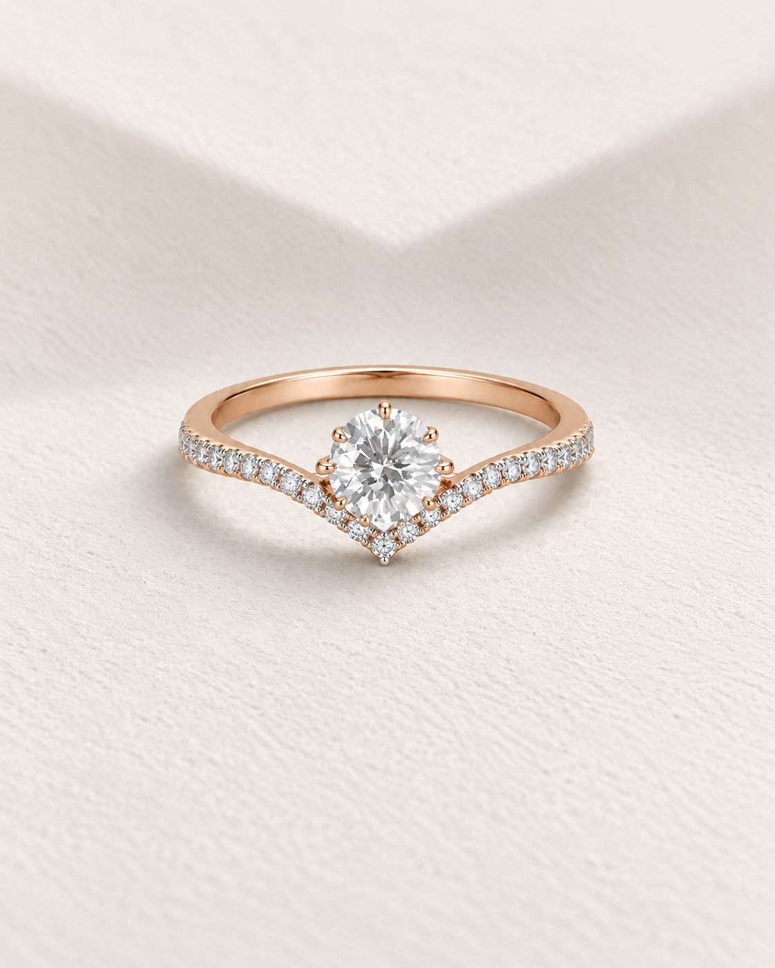 Scalloped Solitaire Ring — Design-led creative