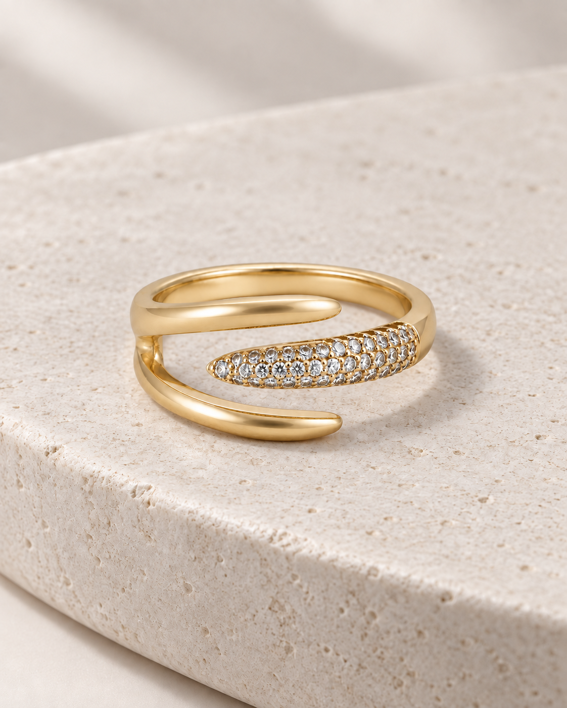 White Wrap Ring — Design-led creative