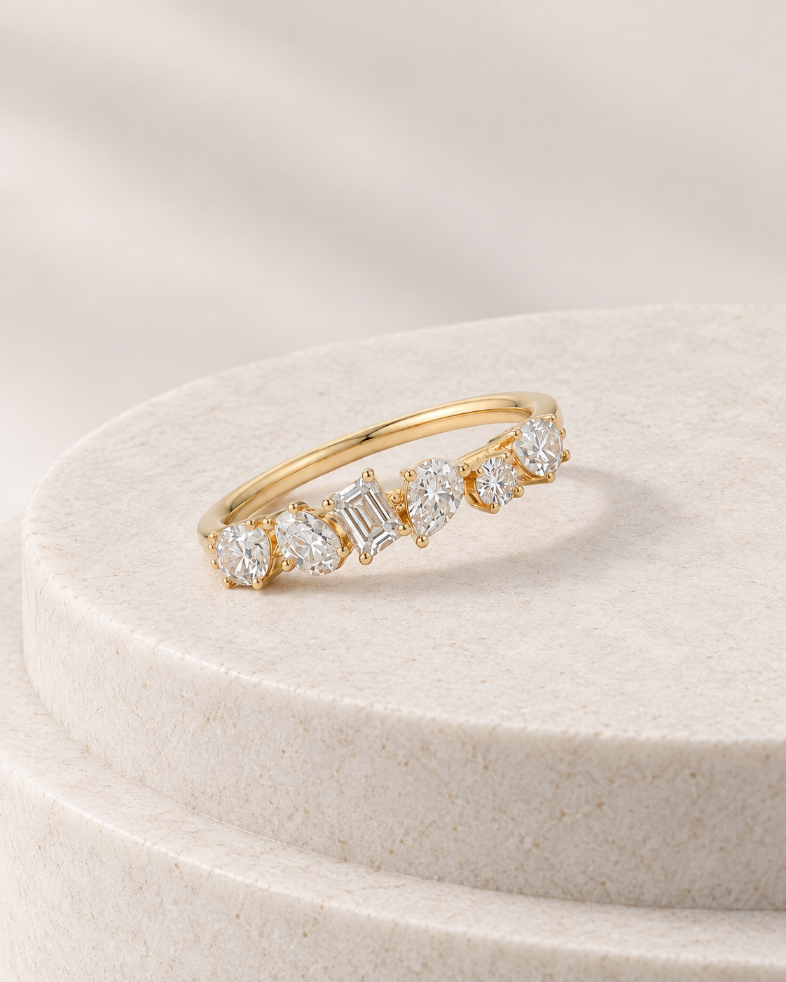 Mixed-Cut Row Ring — Design-led creative