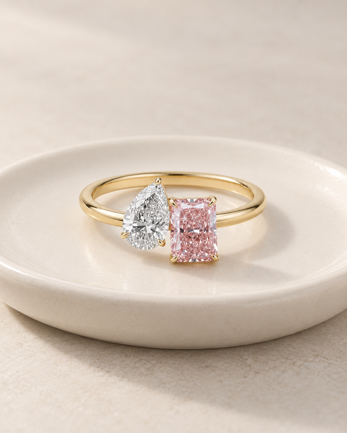 Pink Emerald-Cut Ring — Design-led creative