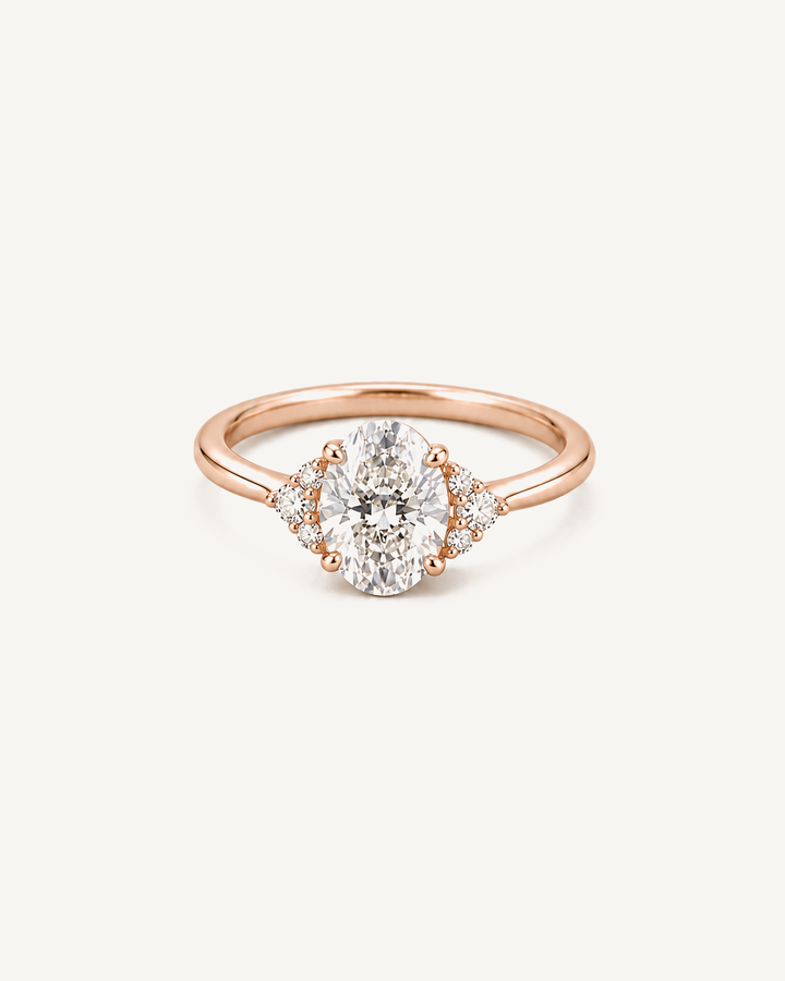 Round Solitaire Ring in Rose Gold