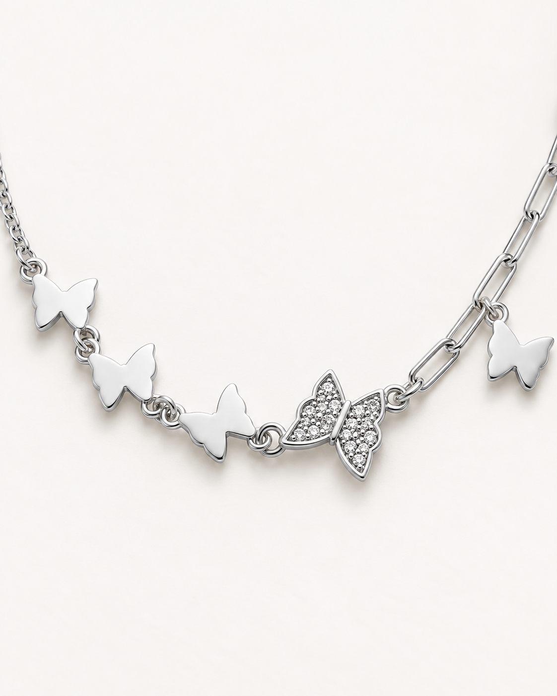 Butterfly Link Bracelet — construction detail