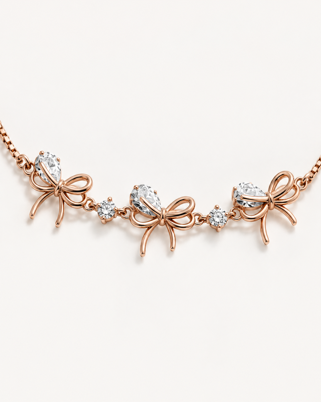 Bow Link Bracelet — construction detail