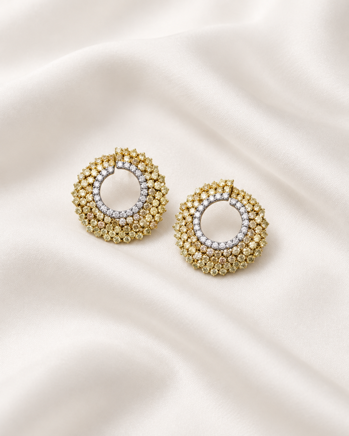 Beaded Halo Hoops — complete product view