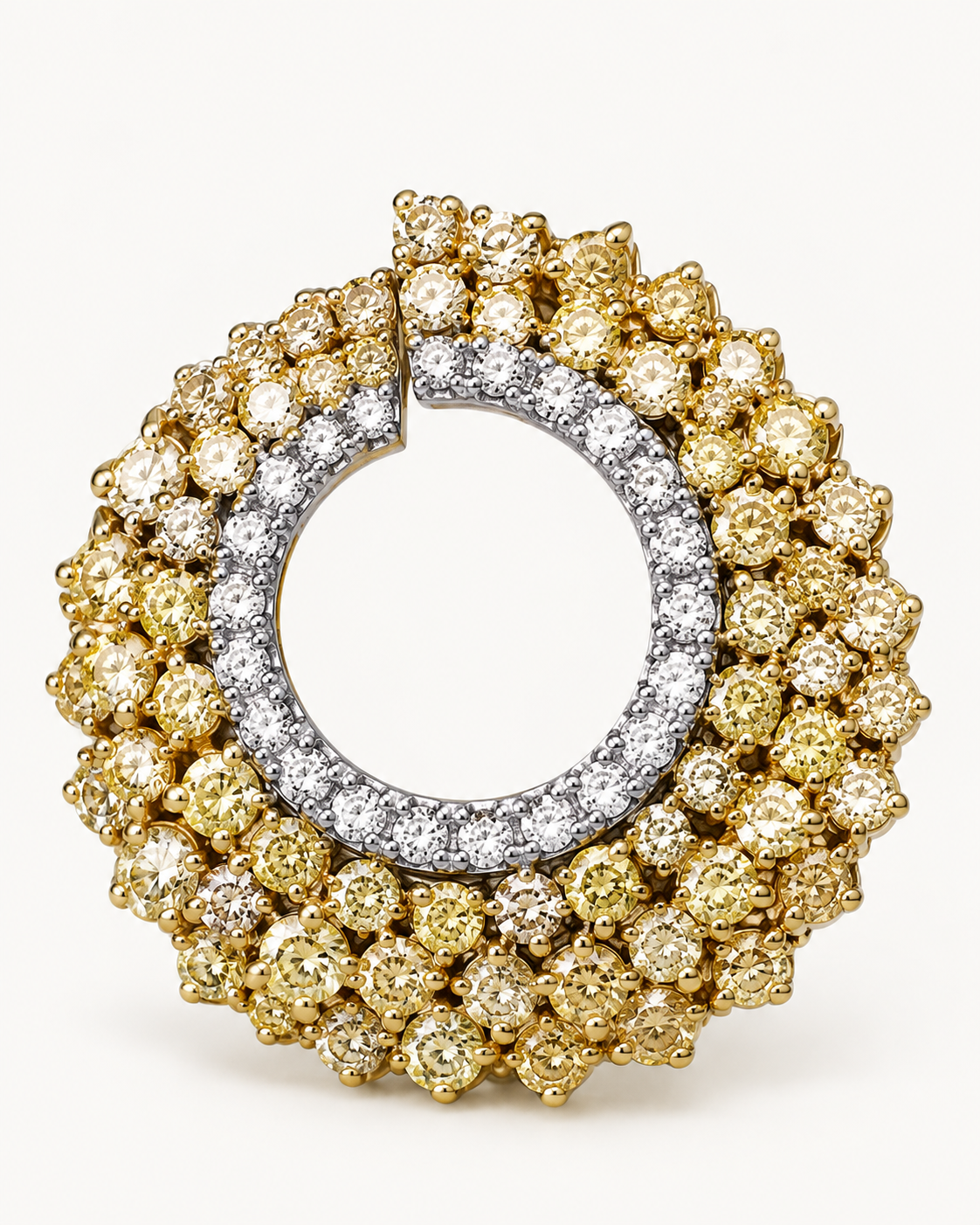 Beaded Halo Hoops — construction detail