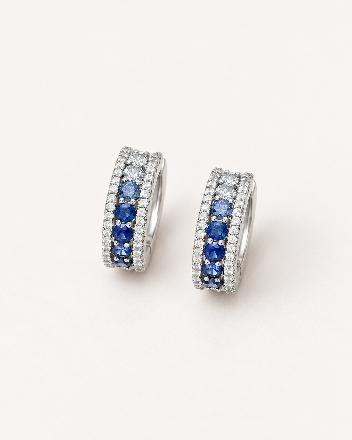 Blue Round Hoops — complete product view