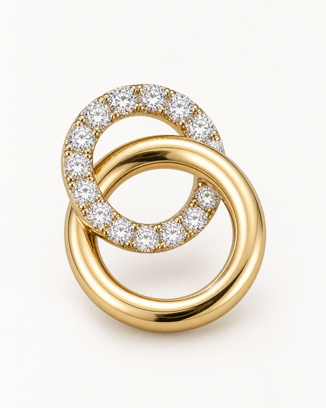 Interlocking Circle Studs — construction detail