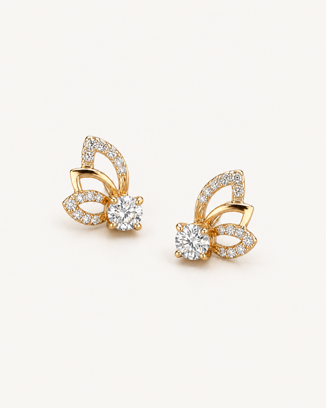 Layered Butterfly Studs — complete product view