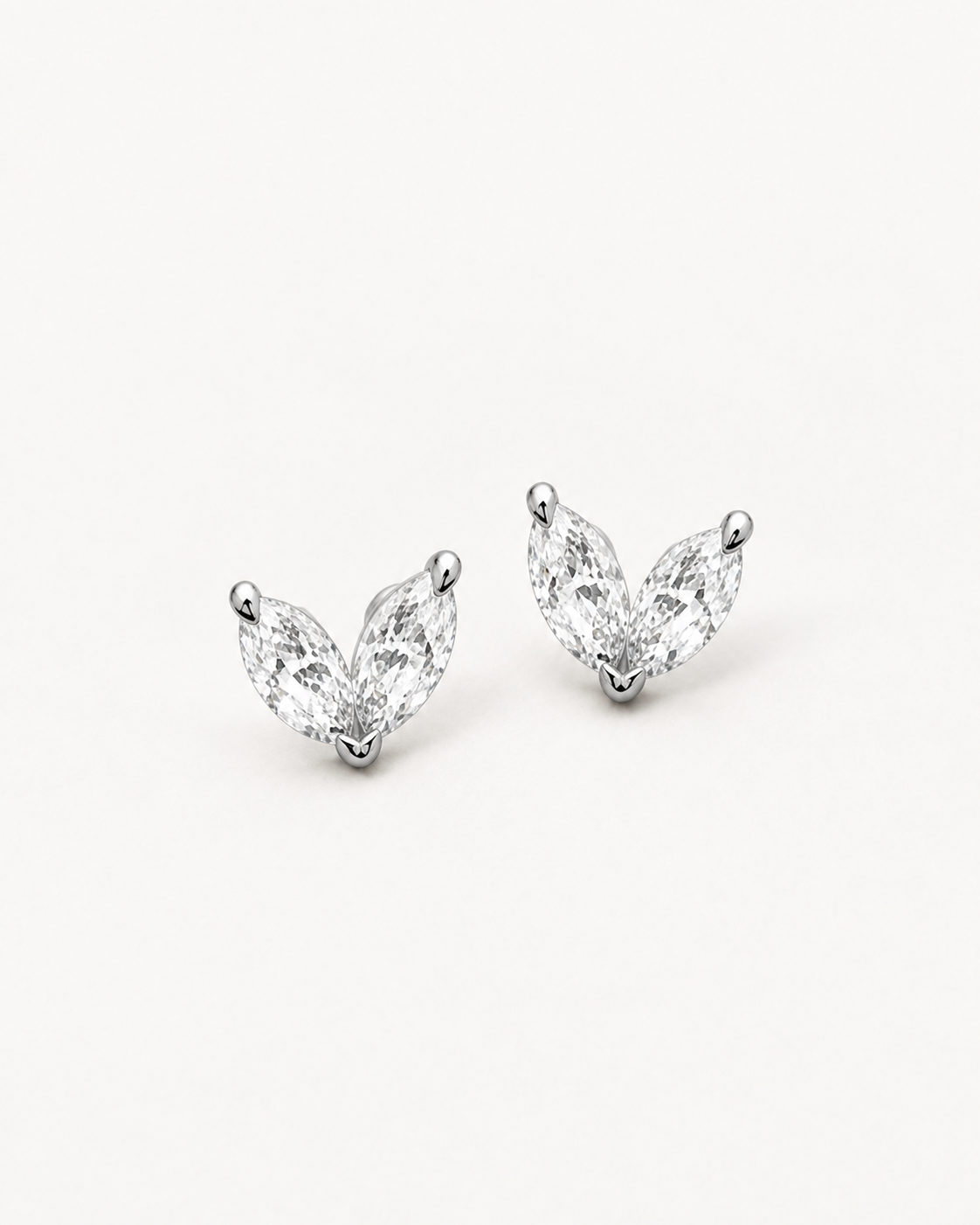 Marquise Wing Studs — complete product view