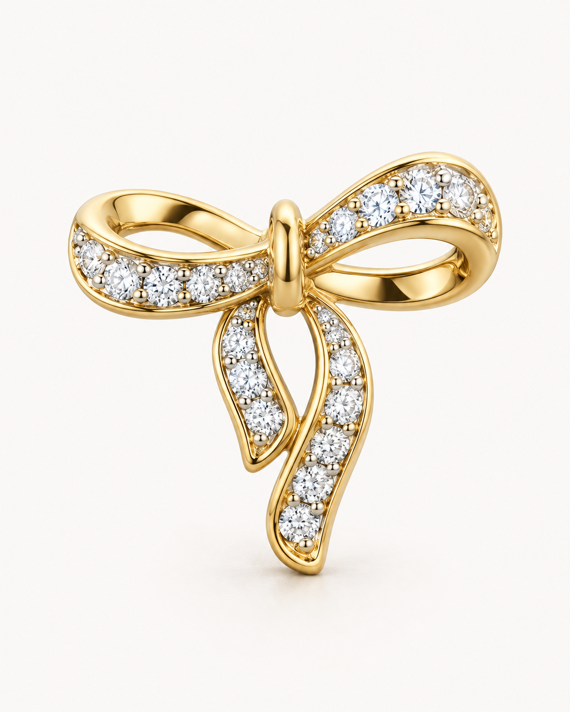 Pavé Ribbon Studs — construction detail