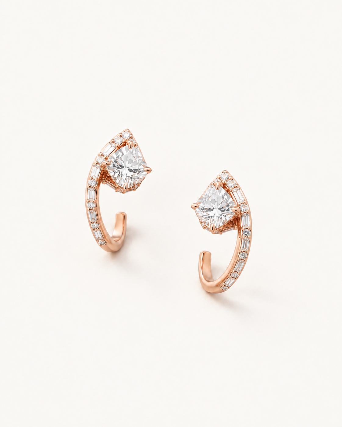 Pear Open Hoops — complete product view