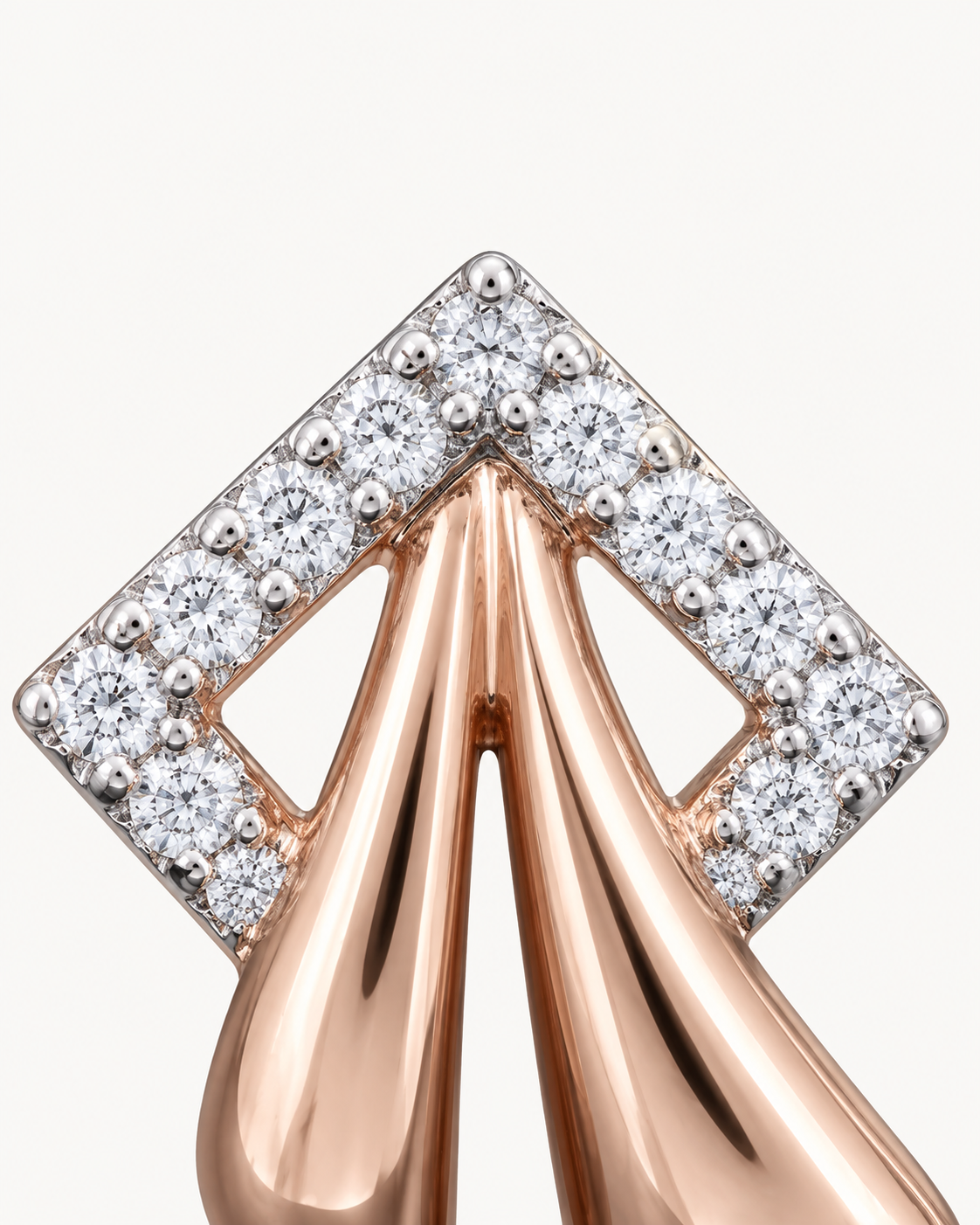 Pleated Kite Studs — construction detail