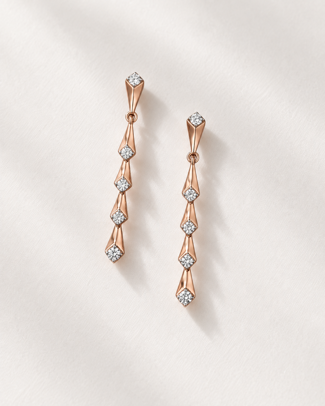 Tapered Drop Earrings — complete product view