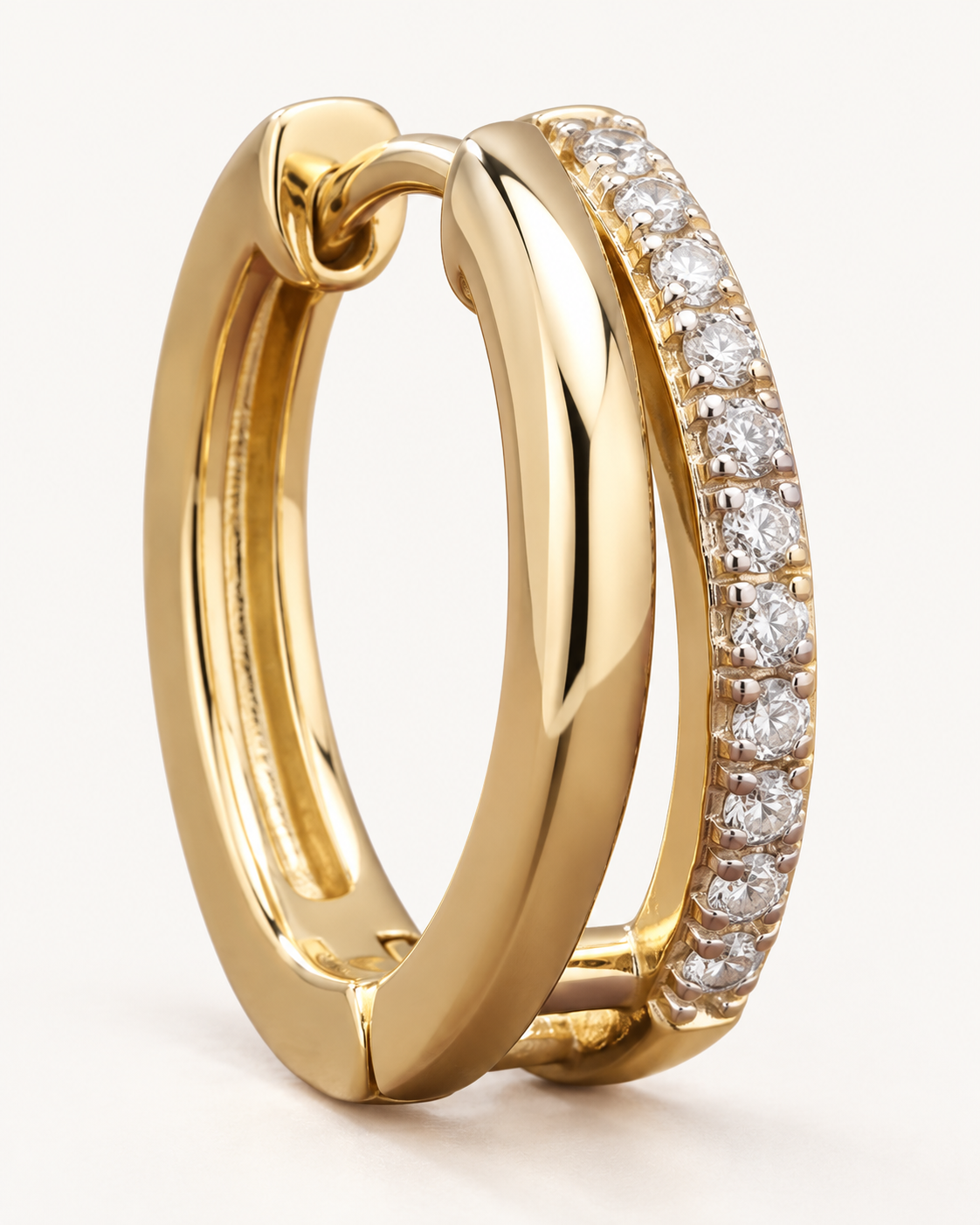 Twin Band Hoops — construction detail