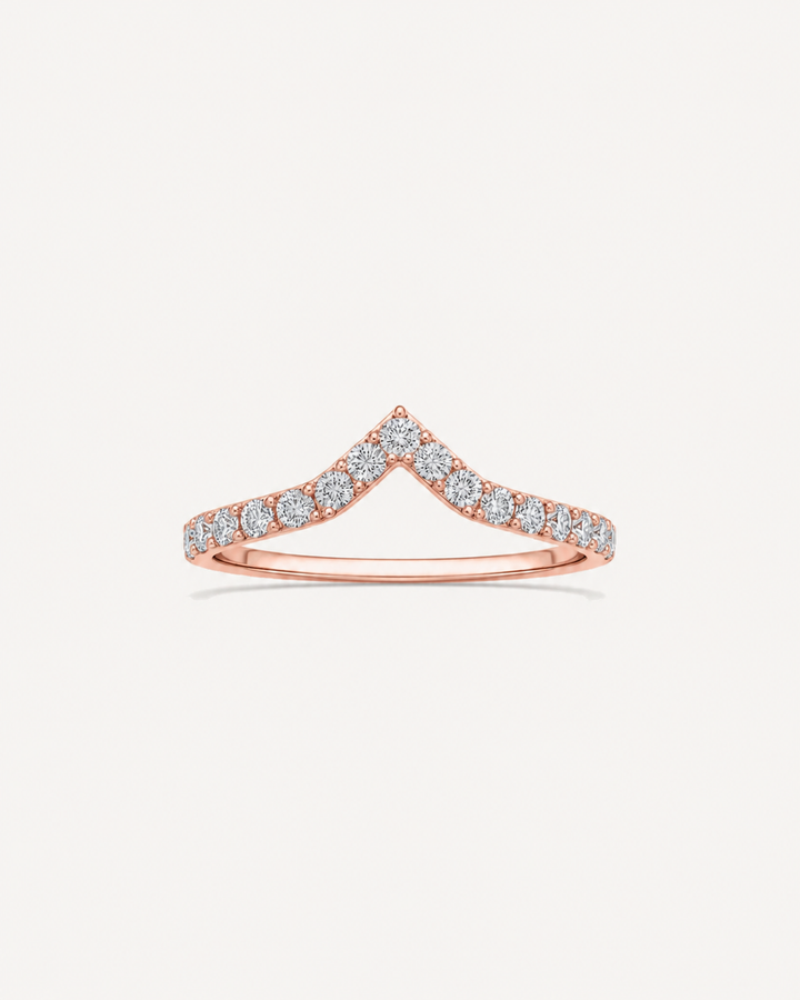 Wishbone Ring - Rose Gold