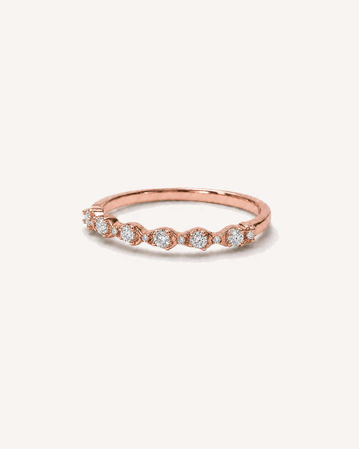 Petal Garland Ring - Rose Gold