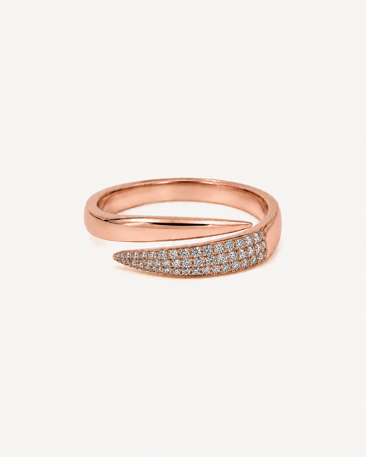 Oval Panel Ring - Rose Gold