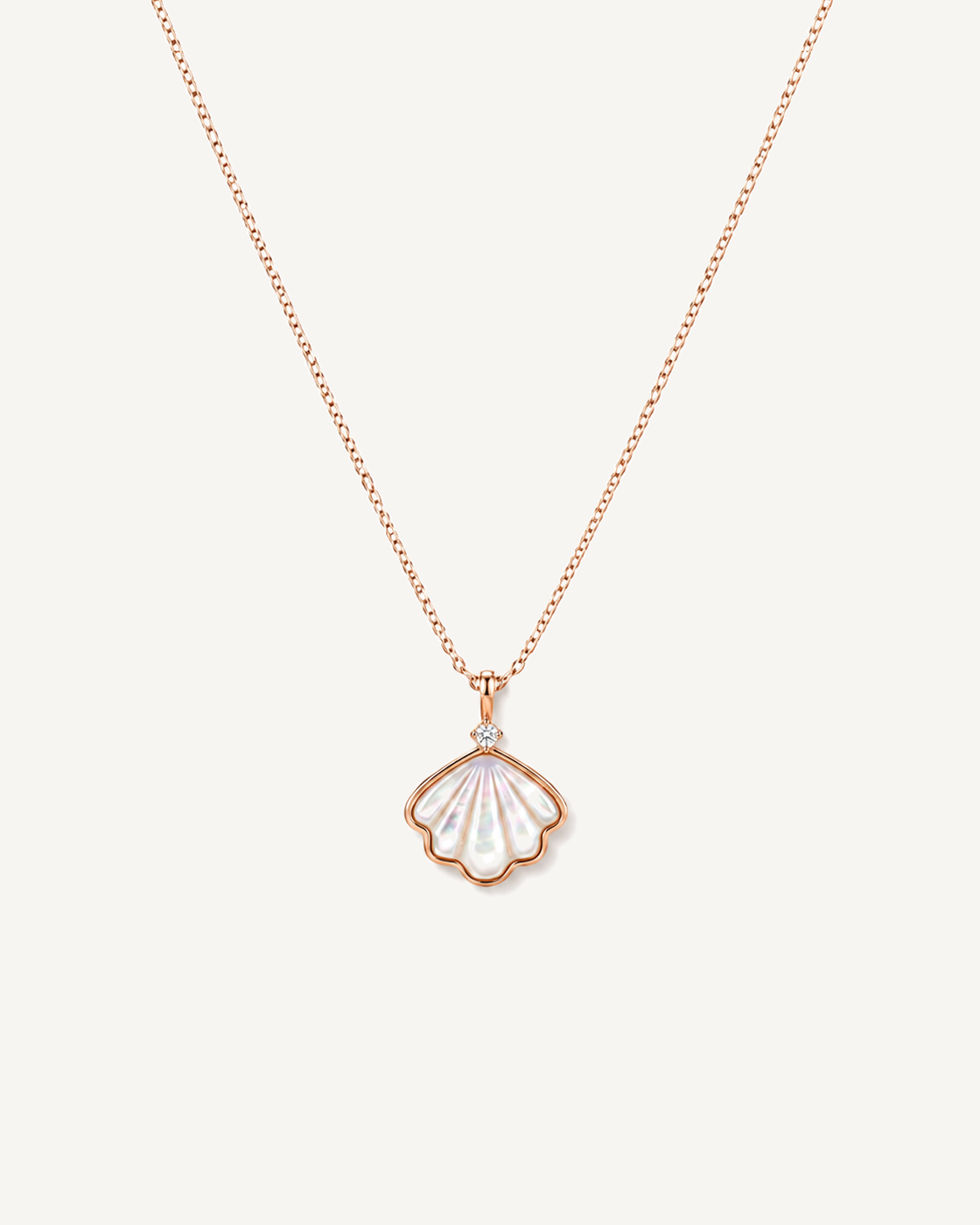 Sea Bloom Necklace product image on Oyster Silk background