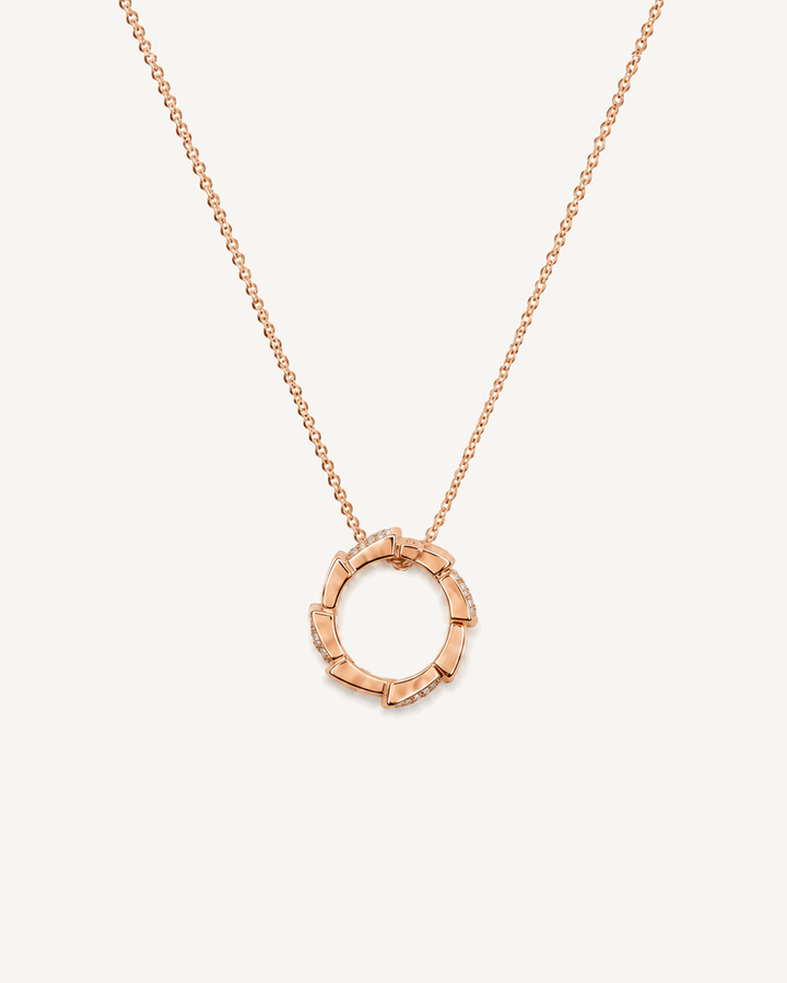 Solar Orbit Necklace product image on Oyster Silk background