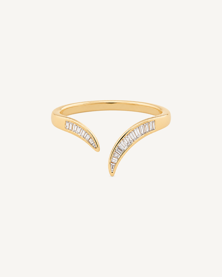 Split Curve Ring product image on Oyster Silk background