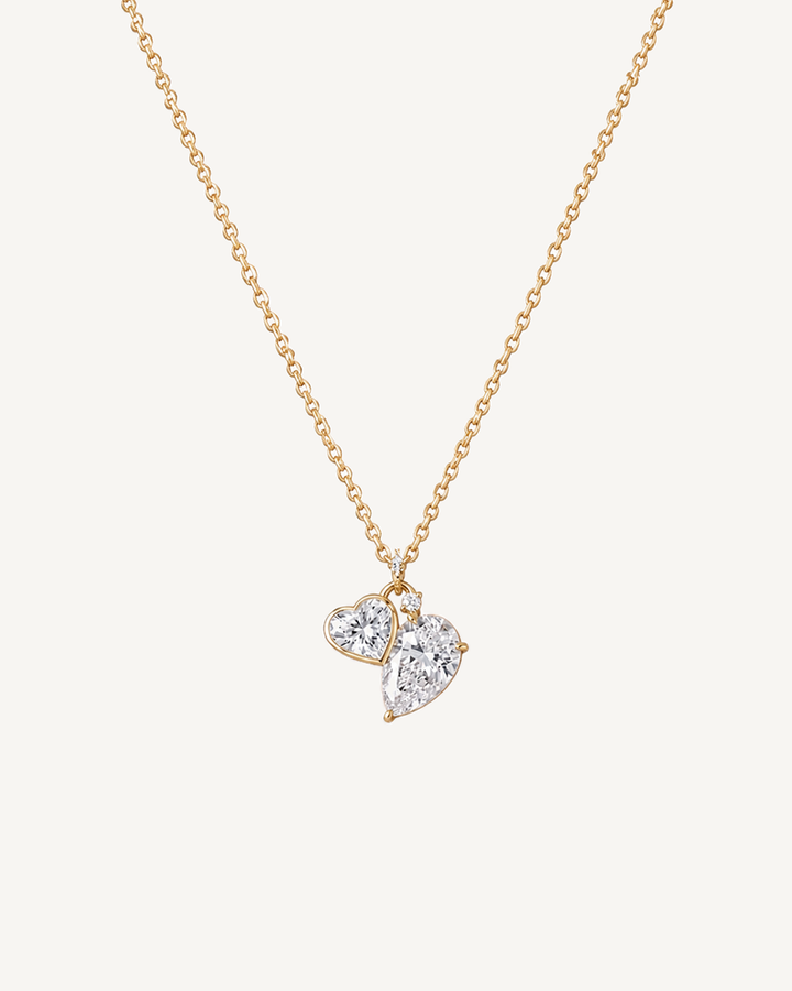 Three-Pear Necklace product image on Oyster Silk background